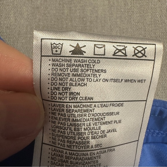 NEW Nike Dri-Fit skort, size XL (16-18), Blue/white, activewear, tennis, pleated - Picture 9 of 10